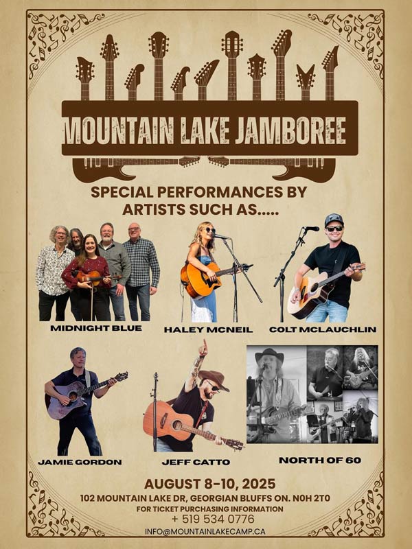 Mountain Lake Jamboree | Georgian Bluffs | Wiarton | Haley McNeil